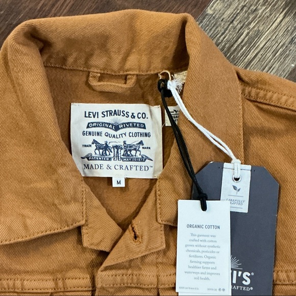 Levi’s Made & Crafted Type II Worn Trucker Jacket - Cashew - Medium NWT - Picture 2 of 10